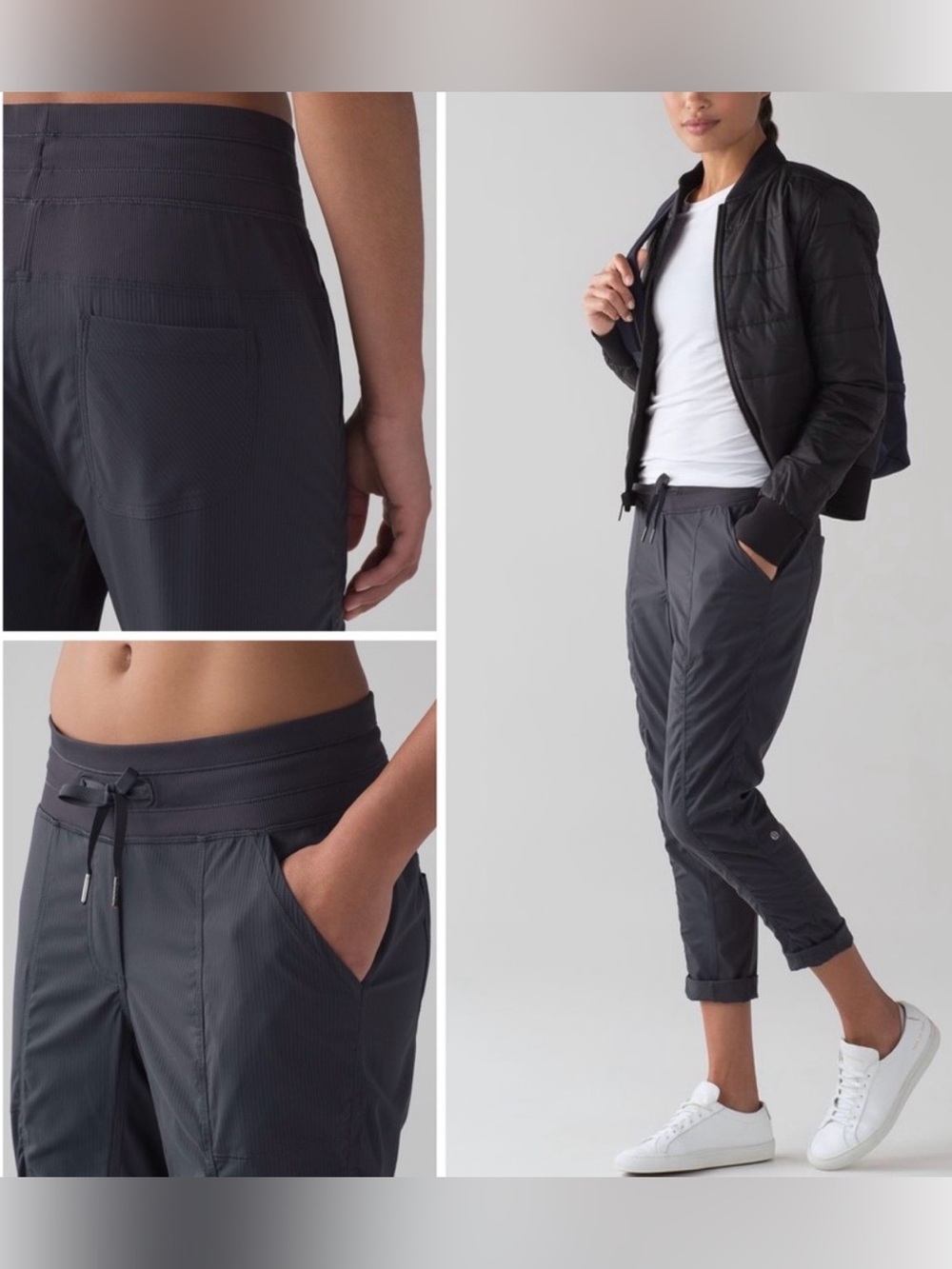 Lululemon Street To Studio Pant II Womenโs 4 Blue City Yoga Casual Travel Comfy